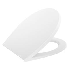 Abattant WC blanc de forme ovale en Polypropylène - Delfi - PlaneteBain.com