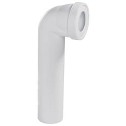 Manchon pipe WC longue coudée mâle D100 mm - 71060101 - PlaneteBain.com