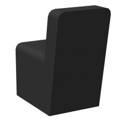 Patére porte-serviette à fixer au mur aluminium laqué noir mat - Loft Game PLANETE BAIN