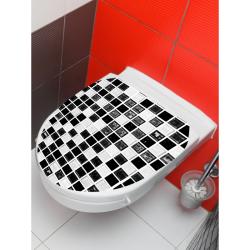 Sticker wc mosaïque - PlaneteBain.com