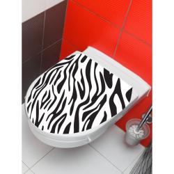 Sticker wc zèbre - PlaneteBain.com