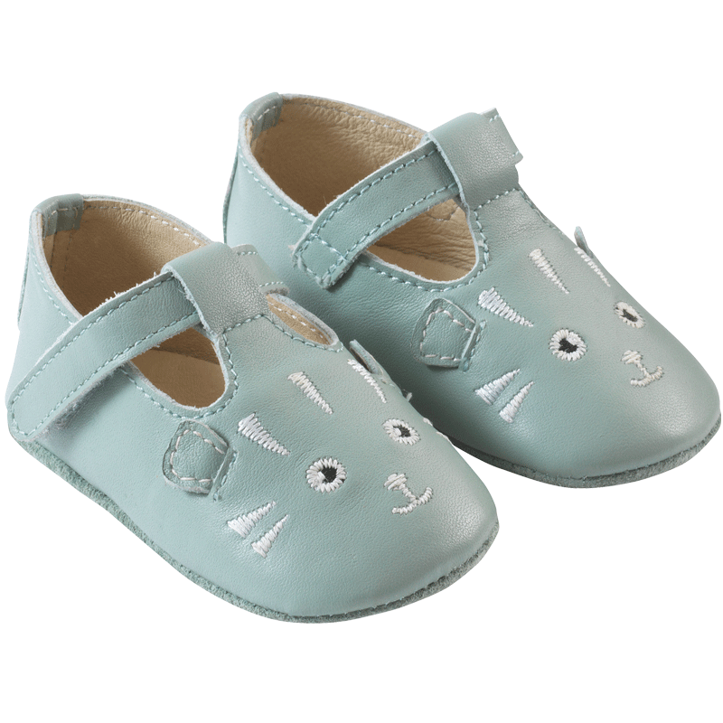 Chaussures bébé cuir souple Poupi - Vert - Taille 16-17 - Tichoups TICHOUPS.FR