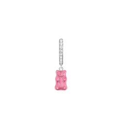 PROMO 1 Boucle d'Oreille Créole Haribo Rose en Argent 925 & Cristal et Oxydes de Zirconium - CR726-052-9 - Thomas Sabo OCARAT.COM BIJOUTERIE N°1