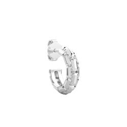 1 Boucle d'Oreille Créole Insignia en Argent 925 - ESO005 - Zancan