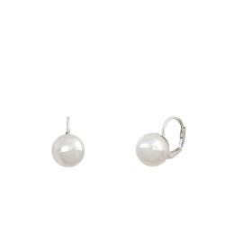 Boucles d'Oreilles Adèle en Argent & Nacre - Clio Blue