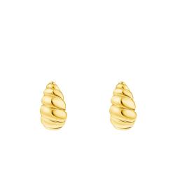 PROMO Boucles d'Oreilles Bold Elegance Torsadées en Plaqué Or Jaune - H2326-413-39 - Thomas Sabo OCARAT.COM BIJOUTERIE N°1
