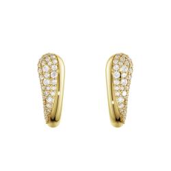 Boucles d'Oreilles Classica en Argent 925 Doré & Oxydes de Zirconium - 5745020 - Swarovski