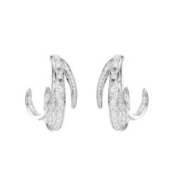 Boucles d'Oreilles Clip Vienna en Métal Rhodié & Oxydes de Zirconium - 5756046 - Swarovski
