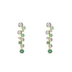 Boucles d'Oreilles Constella en Métal Doré & Cristaux Bicolores - 5732248 - Swarovski