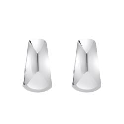 Boucles d'Oreilles Créoles Classiques Trapézoïdales en Argent 925, Diamètre 12 mm - CR740-001-21 - Thomas Sabo