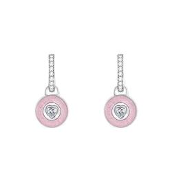 PROMO Boucles d'Oreilles Créoles Cosmic Amulets Coeur en Argent 925 & Oxydes de Zirconium Blancs - CR723-691-9 - Thomas Sabo OCARAT.COM BIJOUTERIE N°1
