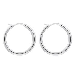 Boucles d'Oreilles Créoles Essentials Classiques en Argent 925, Diamètre 26,80 mm - CR745-001-21 - Thomas Sabo