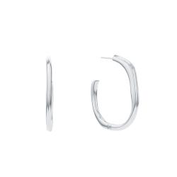 PROMO Boucles d'Oreilles Créoles Sculptural Elemental en Acier - 35000643 - Calvin Klein OCARAT.COM BIJOUTERIE N°1