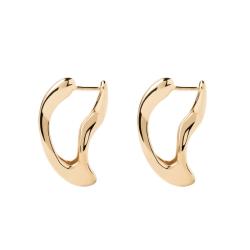 PROMO Boucles d'Oreilles Créoles Sense en Argent Doré - AR01-D62 - Pdpaola OCARAT.COM BIJOUTERIE N°1