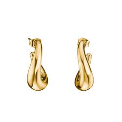 Boucles d'Oreilles Créoles Torsadées Classics en Métal Doré - CR768-M01-39 - Thomas Sabo