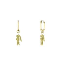 PROMO Boucles d'Oreilles Crocodile en Acier Doré - 2040364 - Lacoste OCARAT.COM BIJOUTERIE N°1