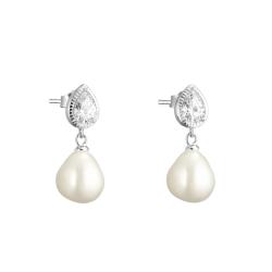 Boucles d'Oreilles Elyndra en Argent 925, Perles & Oxydes de Zirconium - H2349-167-14 - Thomas Sabo