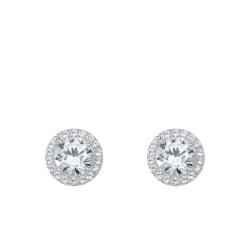 Boucles d'Oreilles en Argent 925 & Halo de Oxydes de Zirconium Blancs - H2304-051-14 - Thomas Sabo