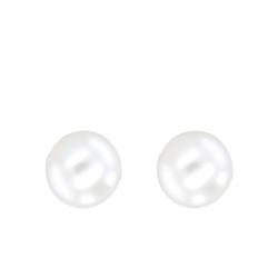 Boucles d'Oreilles en Or Jaune 750 & Perle d'Eau Douce - Emanessence