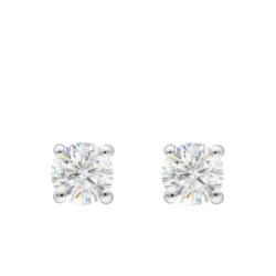 PROMO Boucles d'Oreilles en Platine & Diamants de Synthèse de 0,40 ct à 1 ct - Ocarat OCARAT.COM BIJOUTERIE N°1