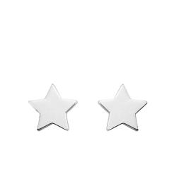 Boucles d'Oreilles Etoiles en Or Blanc - Emanessence