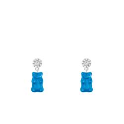 PROMO Boucles d'Oreilles Haribo Bleu en Argent 925 & Oxydes de Zirconium Blancs - H2330-052-1 - Thomas Sabo OCARAT.COM BIJOUTERIE N°1