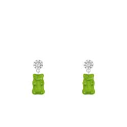 PROMO Boucles d'Oreilles Haribo Vert en Argent 925 & Oxydes de Zirconium Blancs - H2330-052-6 - Thomas Sabo OCARAT.COM BIJOUTERIE N°1