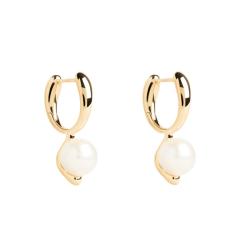 Boucles d'Oreilles La Perla en Argent Doré & Perles d'Eau Douce - ARB1-E77 - Pdpaola
