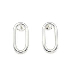 PROMO Boucles d'Oreilles Maille Ovale en Argent 925 - Artemis OCARAT.COM BIJOUTERIE N°1