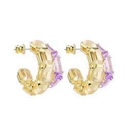 PROMO Boucles d'Oreilles Millenia en Métal Doré & Cristaux Bicolores - 5725757 - Swarovski OCARAT.COM BIJOUTERIE N°1
