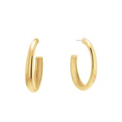 Boucles d'Oreilles Modern Putity en Acier Doré - 35000836 - Calvin Klein