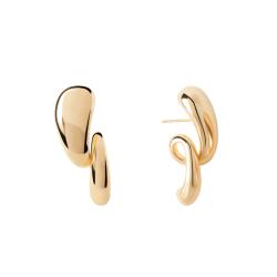 Boucles d'Oreilles Orbit en Argent Doré - AR01-E14 - Pdpaola