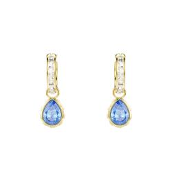 PROMO Boucles d'Oreilles Pendantes Chroma Cristal Bleu en Métal Doré & Oxydes de Zirconium - 5757815 - Swarovski OCARAT.COM BIJOUTERIE N°1