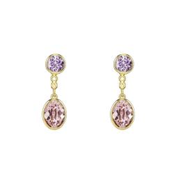 PROMO Boucles d'Oreilles Pendantes Chroma Rose - 5738478 - Swarovski OCARAT.COM BIJOUTERIE N°1