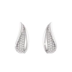 Boucles d'Oreilles Pendantes Classica en Argent 925 & Oxydes de Zirconium - 5745016 - Swarovski