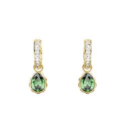 PROMO Boucles d'Oreilles Pendantes Poire Chroma en Métal Doré & Cristaux Bicolores - 5662922 - Swarovski OCARAT.COM BIJOUTERIE N°1