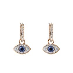 PROMO Boucles d'Oreilles Pendantes Symbolica Oeil Dorées Roses & Cristaux - 5736982 - Swarovski OCARAT.COM BIJOUTERIE N°1