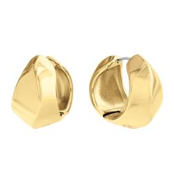 Boucles d'Oreilles Sculpted en Acier Doré - 35000820 - Calvin Klein
