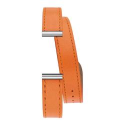 Bracelet Antarès double Nappa Soft Orange BRAC17048A80 - Herbelin