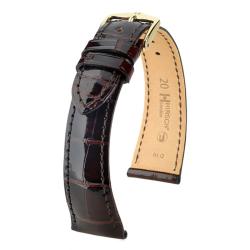 Bracelet Cuir London Brun Brillant 0420710 - Hirsch