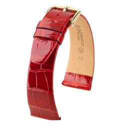 Bracelet Cuir Prestige Rouge 022 07 20 - Hirsch