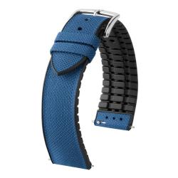 Bracelet de montre Arne Bleu 0925090X80 en 18 mm, 20 mm ou 22 mm - Hirsch