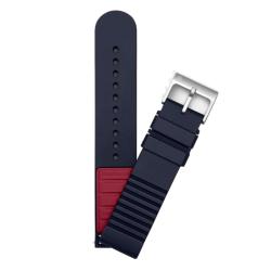 Bracelet de montre Caoutchouc D1 Bleu 21mm V.60027 - Victorinox