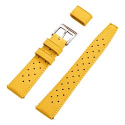 Bracelet de montre Caoutchouc Tropic Jaune - Wolbrook
