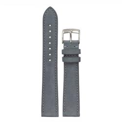 Bracelet de montre Capitole 4701 Taurillon Nubuck Argent - Bouveret