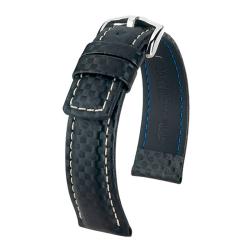 Bracelet de montre Carbon noir 02592050 - Hirsch