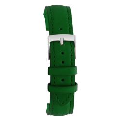 Bracelet de montre Côme cuir vert empire en 14mm, 16mm, 18mm et 20mm - Bracelet Rochet