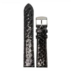 Bracelet de montre Croisette 4330 Python Anthracite - Bouveret