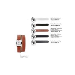 PROMO Bracelet de montre cuir double tour pour montre 14 mm série 17037/... - Herbelin OCARAT.COM BIJOUTERIE N°1