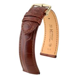 Bracelet de montre Genuine Alligator Brun Mat 1020 07 19 - Hirsch